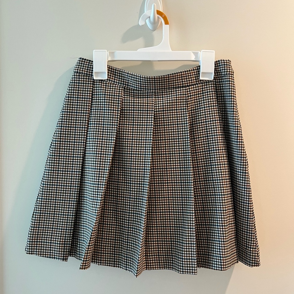 Zara Pleated Schoolgirl Mini Skirt